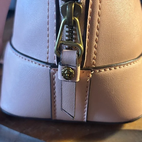 Anne Klein Pink Satchel with Gold Details - Picture 9 of 9